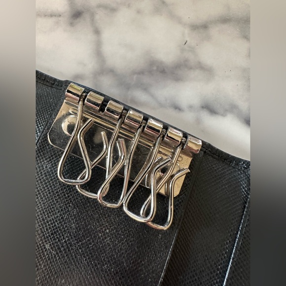 Prada Saffiano Leather Key Ring Holder - Picture 7 of 8